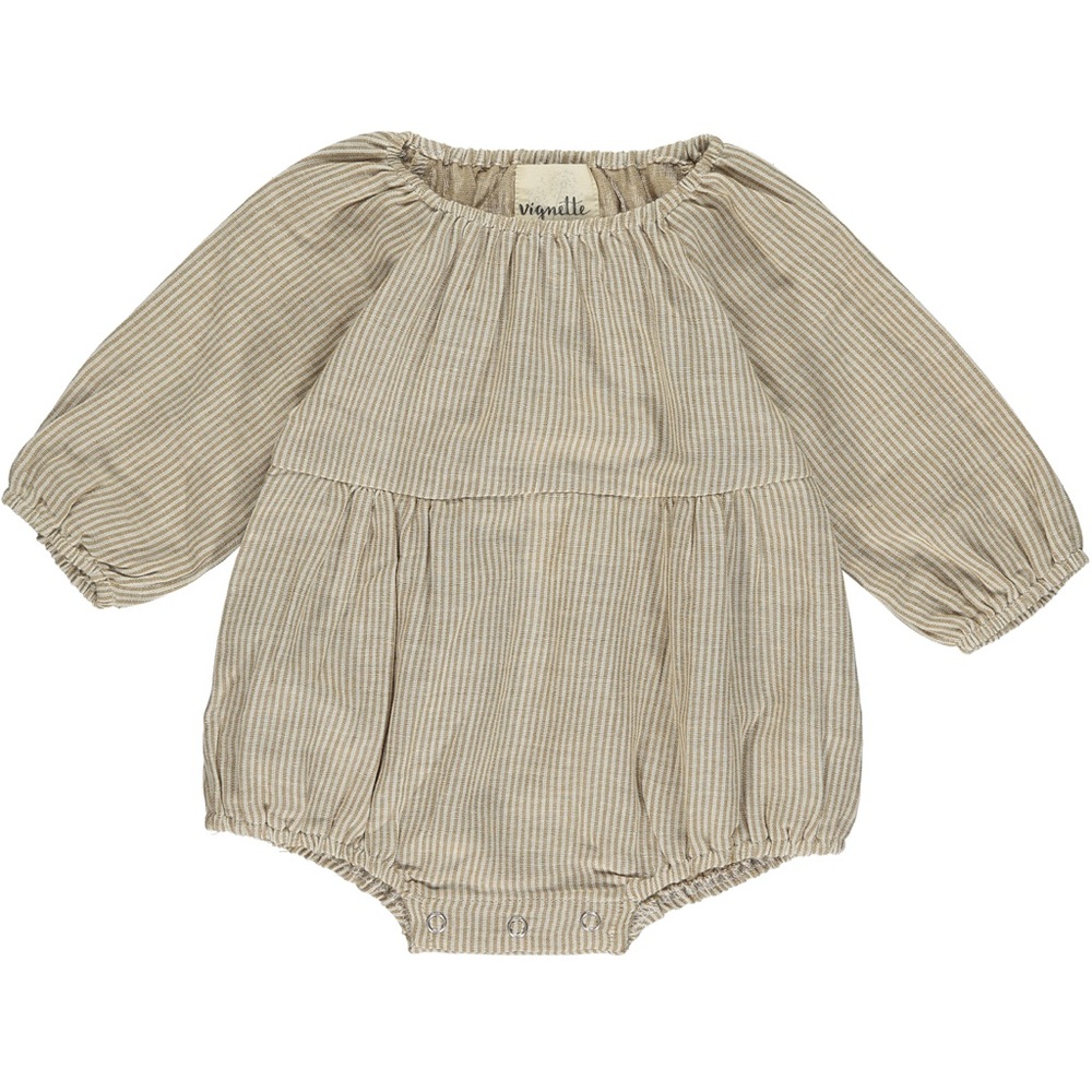 NWT! Vignette Girls Daisy Bubble Gold Stripe